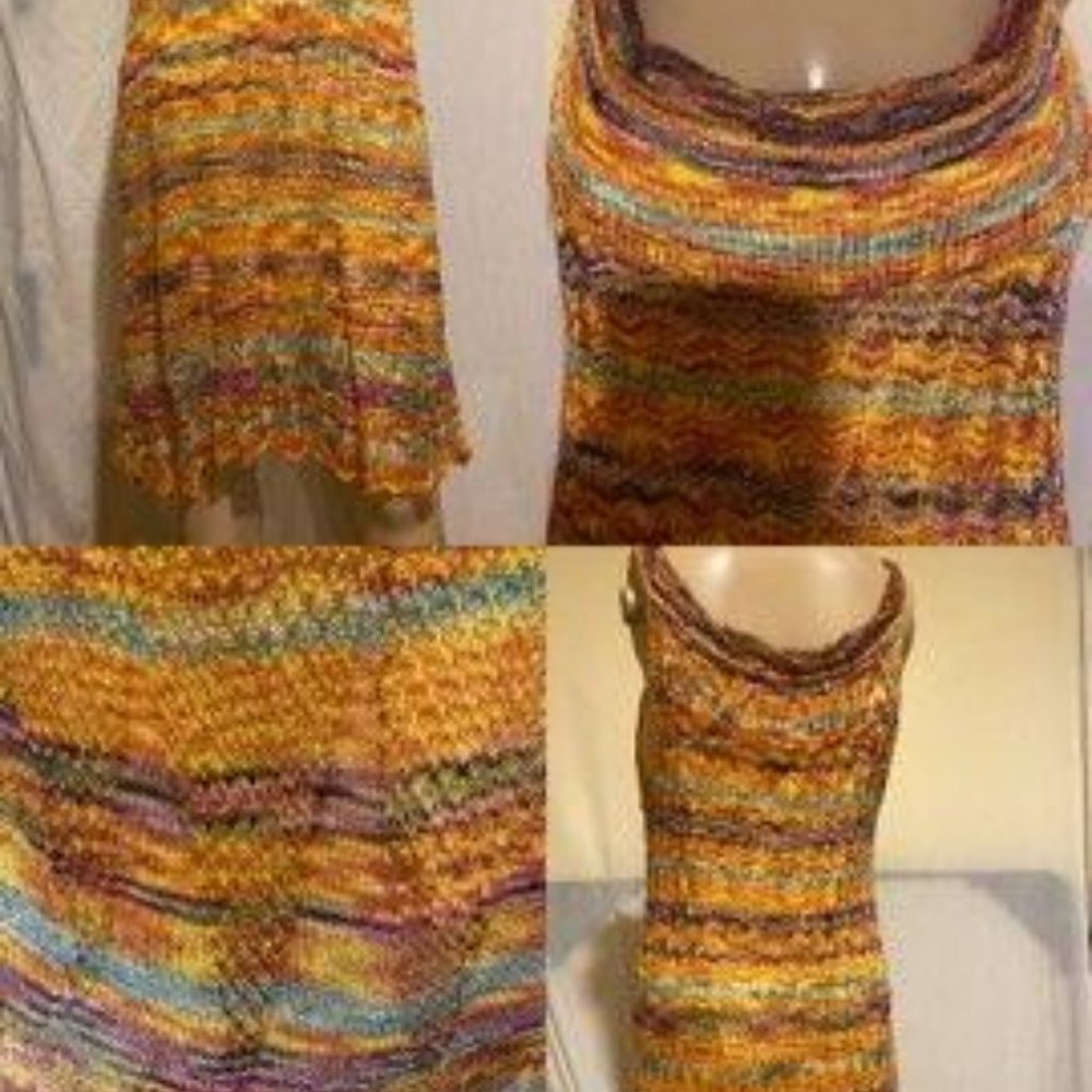 Laundry by Shelli Segal multi-colored dress